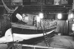 ID 4788 R.N.L.B. DIANA WHITE - A Rother-class lifeboat in her boathouse at Sennen Cove near Lands End, Cornwall, England. She was based there from 1974 until 1991. Built by William Osborne at Arun Shipyards...